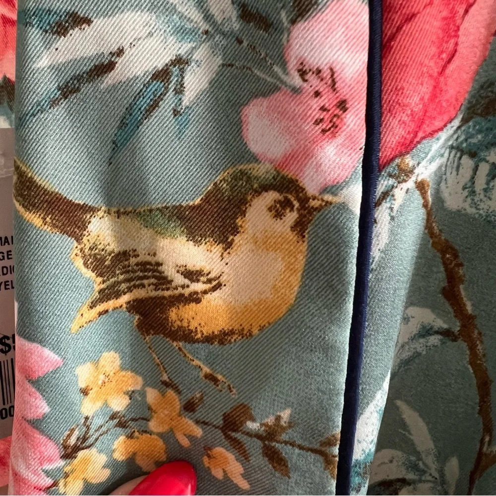 Floral Satin Robe - Picture 9 of 10